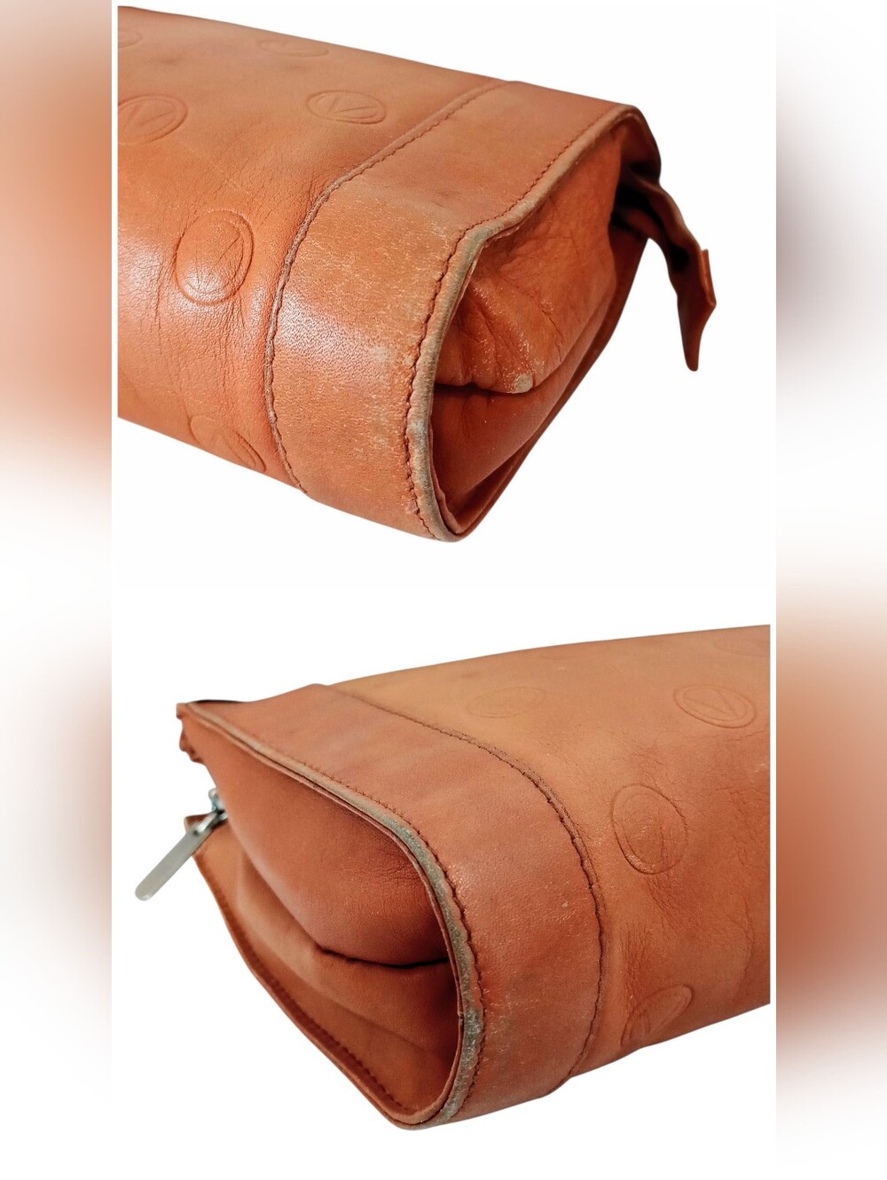 Valentino Garavani Vintage Leather Clutch Project Bag - Picture 7 of 16